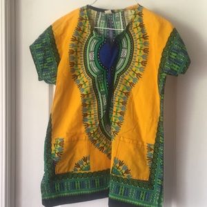 Dashiki V-Neck Shirt